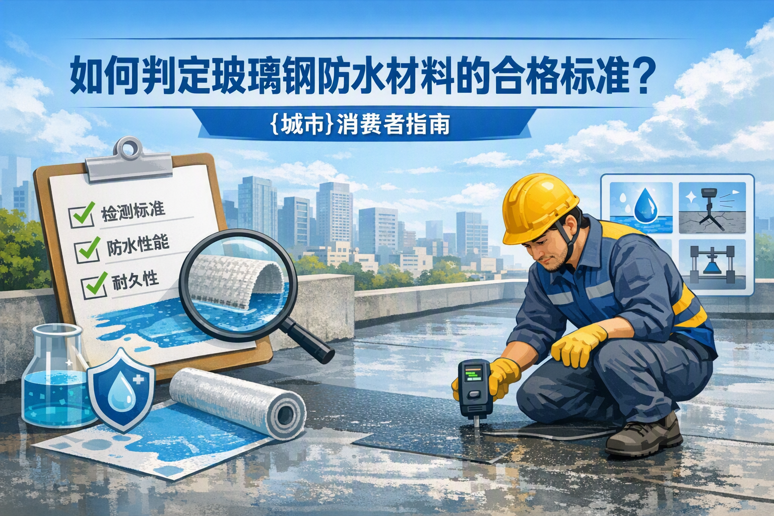 如何判定玻璃钢防水材料的合格标准? 盘锦 消费者指南