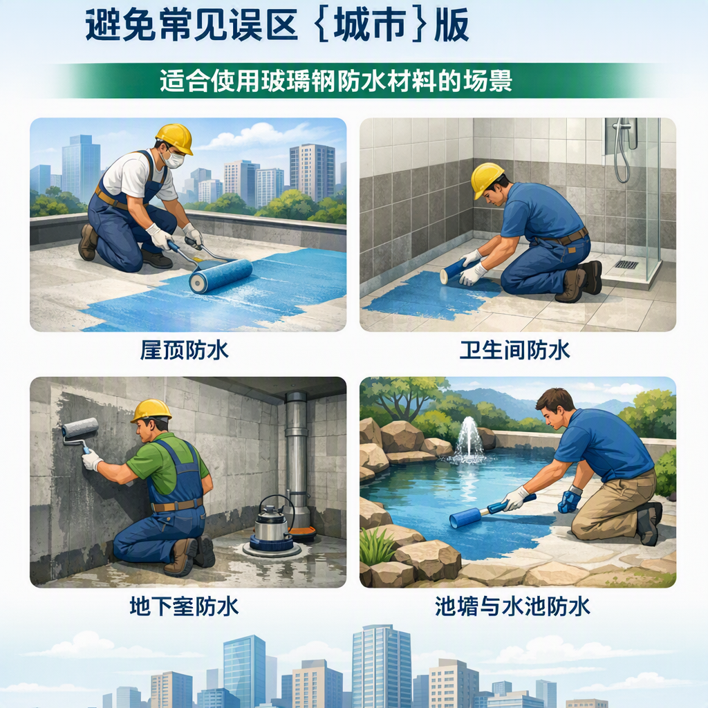 玻璃钢防水材料施工注意事项,避免常见误区 盘锦 版