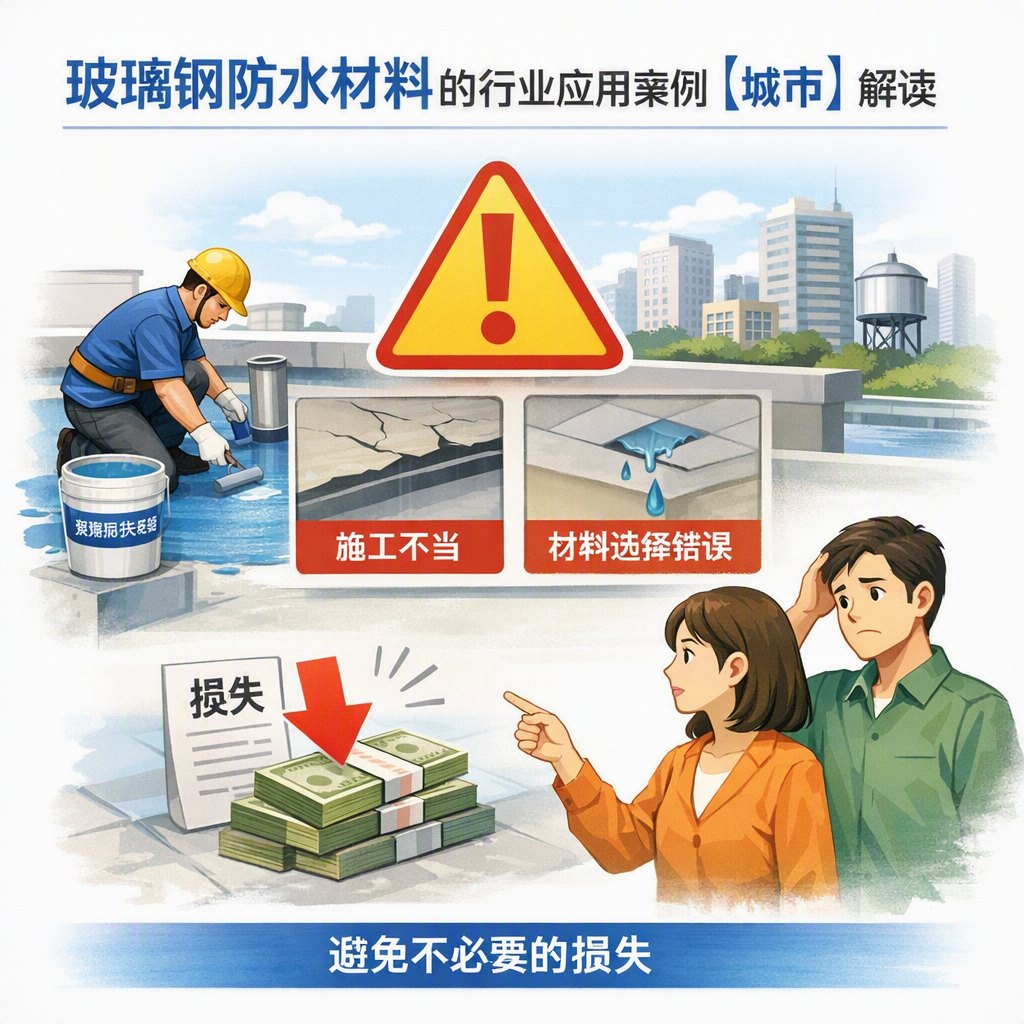 玻璃钢防水材料的行业应用案例,盘锦解读