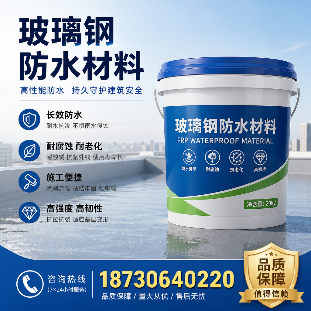 专家解析:玻璃钢防水材料的市场前景分析在 盘锦